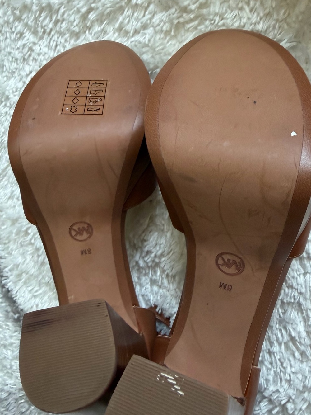 MICHAEL Michael Kors Brown Floral Platform Sandals with Ankle Strap - Picture 14 of 16